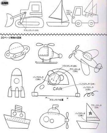 Выкройки из фетра транспорт: Выкройки из фетра транспорт - картинки