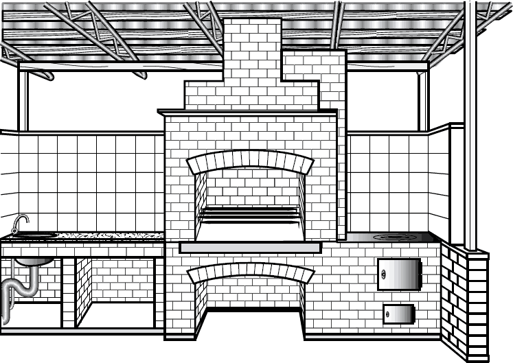 Печи барбекю из кирпича своими руками фото схемы чертежи: Барбекю из кирпича - чертежи и фотографии
