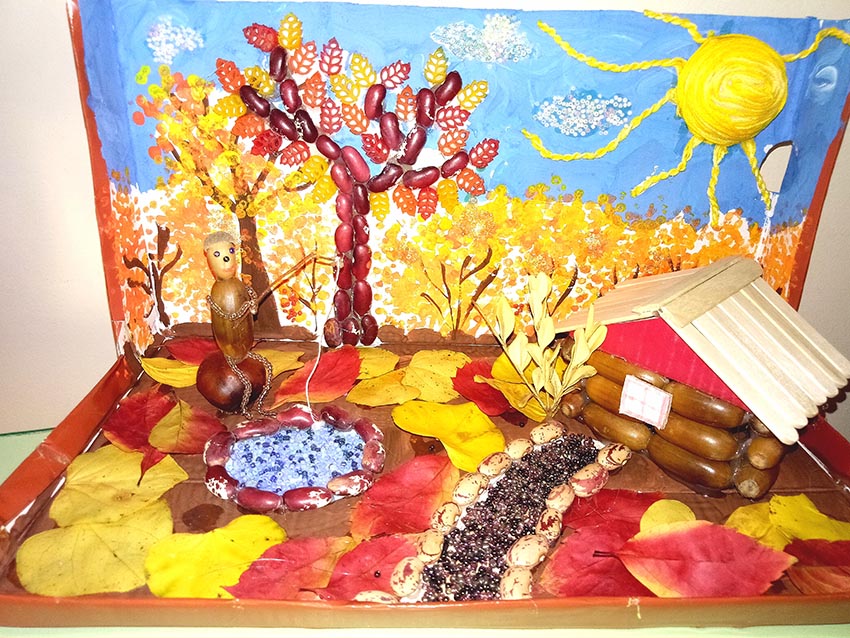 Поделки и рисунки золотая осень: Поделка в школу на тему"Золотая осень"