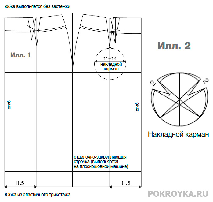 Юбки карандаш из трикотажа выкройка: Выкройки юбок – купить и скачать на Burdastyle.ru