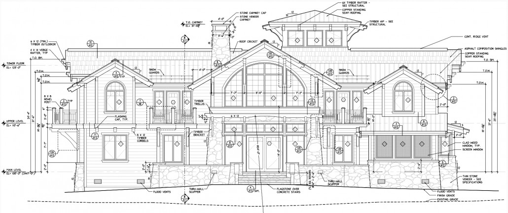 Архитектурные чертежи домов: от наброска и эскиза до готового проекта