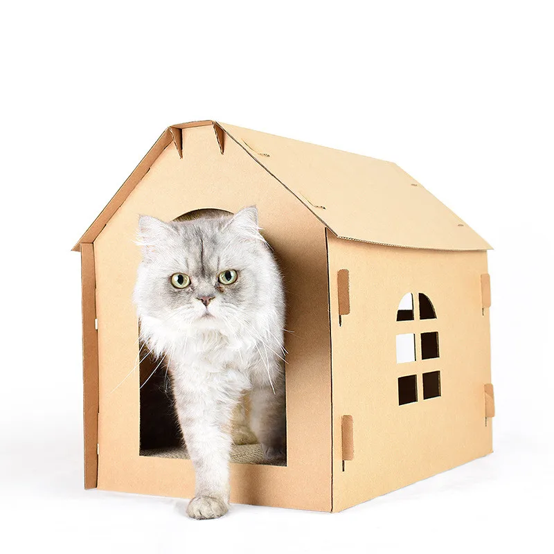 Как сделать дом для кота из бумаги: Дом для кота своими руками (фото)
