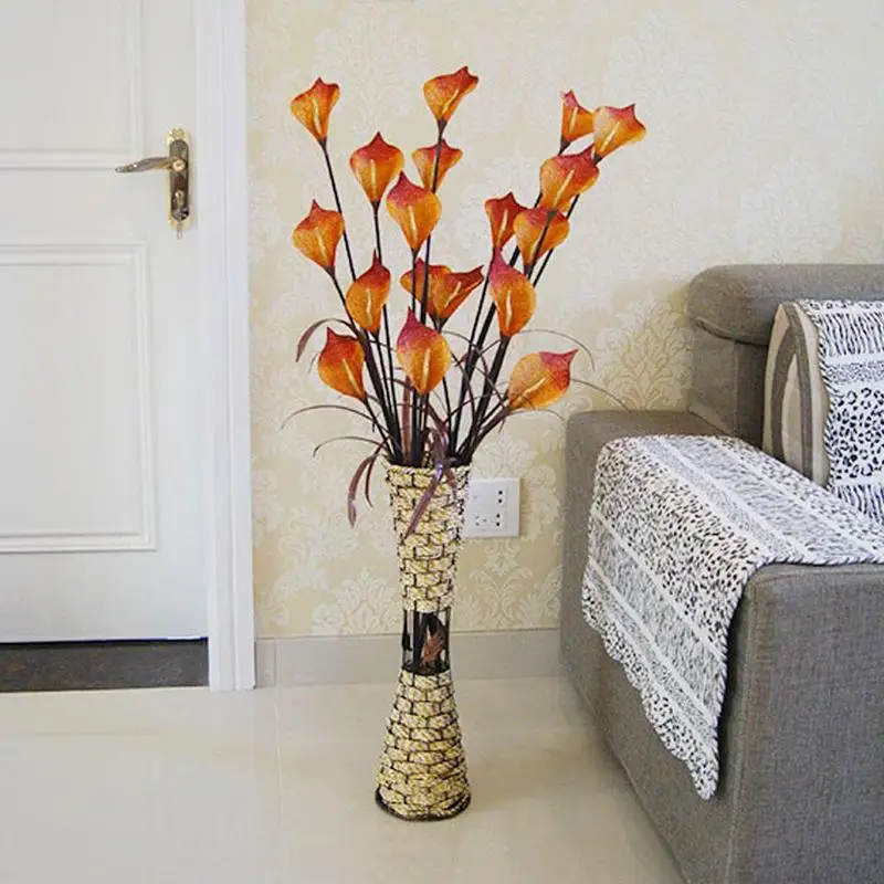 Сделать цветы своими руками для напольной вазы: Букет своими руками для напольной вазы - YouTube
