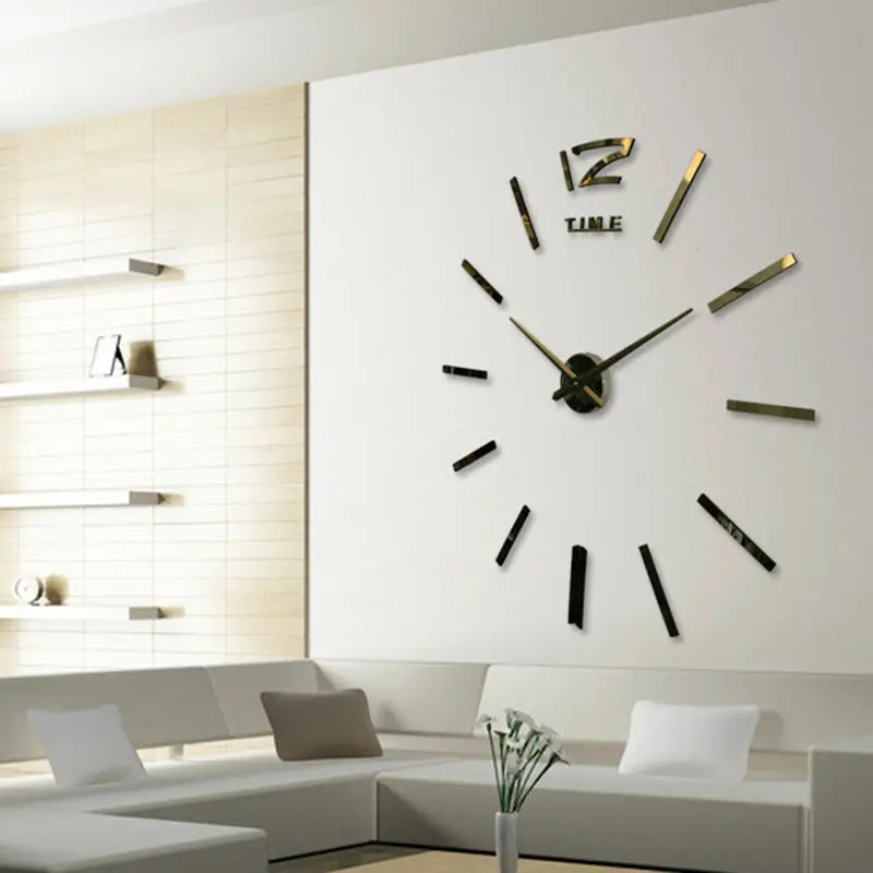 Часы стрелки на стене: Самоклеящиеся часы большого диаметра - у нас самый большой выбор больших 3d часов!