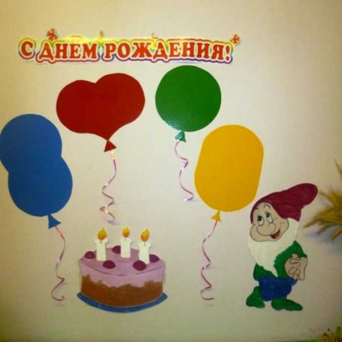 Стенд с днем рождения в детском саду своими руками: Стенды для поздравлений в детский сад