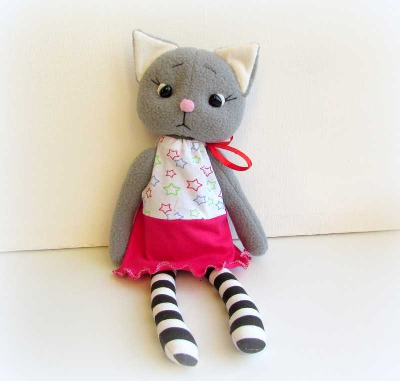 Кот мягкая игрушка своими руками: выкройка кошки, как сшить кота