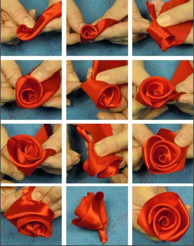 Сделать из ткани розы: Как сделать розу из ткани