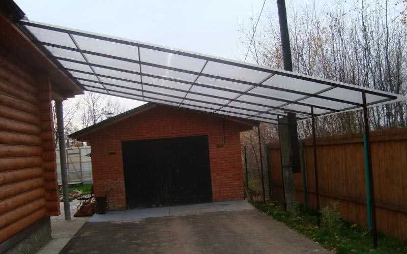 Пристроенный к дому навес для машины фото: Навес для машины пристроенный к дому