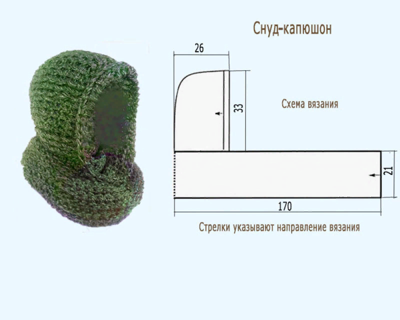 Сшить капюшон снуд: Как сшить модный шарф-хомут с капюшоном