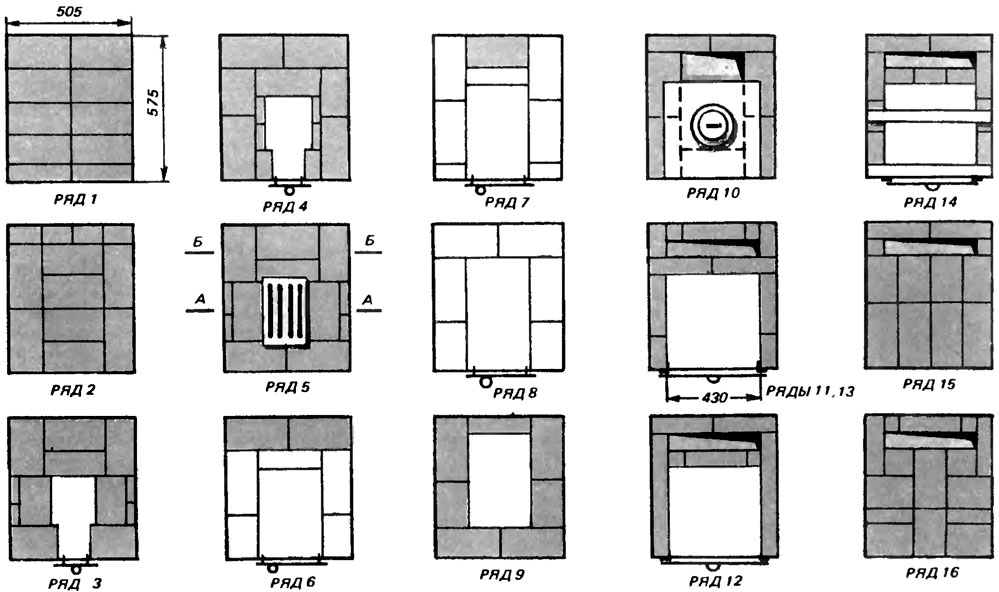 Печь для дачи из кирпича своими руками чертежи: чертежи с порядовками, кладка своими руками
