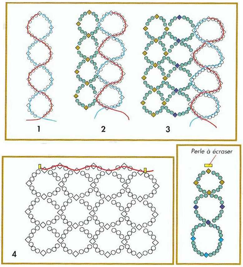 Плетение из бисера для начинающих из лески: Бисероплетение на леске простые браслеты: схемы, мастер-классы
