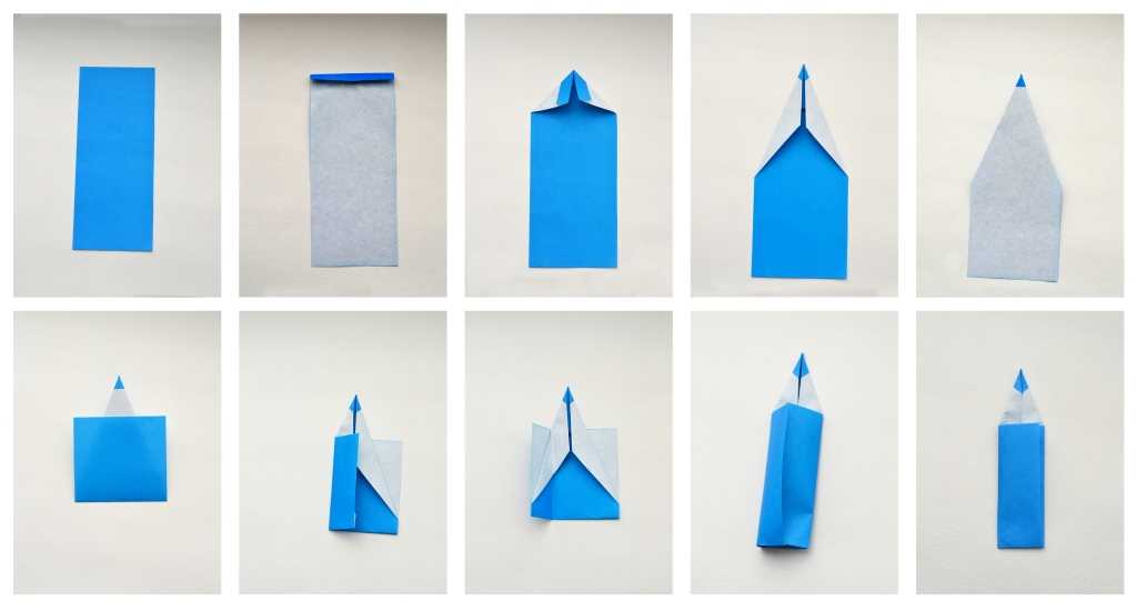 Карандаш из оригами: Закладка карандаш: оригами для детей