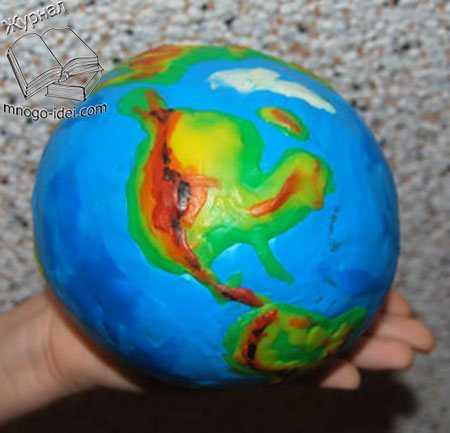 Земля своими руками из пластилина: Земля из пластилина