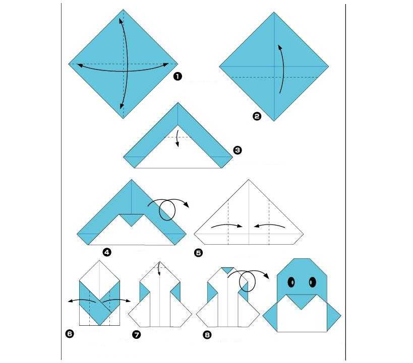 Оригами для 2 класса схемы: Оригами для детей: 12 простых схем оригами из бумаги для детей
