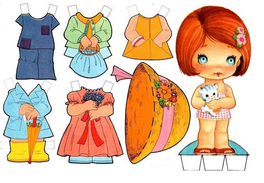 Как сделать из бумаги одежду для куклы: большая коллекция одежды из бумаги для кукол