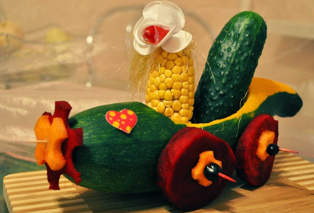 Вироби з овочів та фруктів на свято осені: Вироби із овочів та фруктів (33 ідеї для конкурсу) – Самотужки