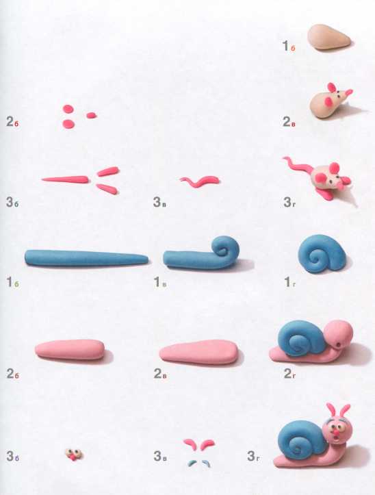 Учимся лепить для детей из пластилина: Лепка из пластилина для детей 4-6 лет. Пошаговые уроки.