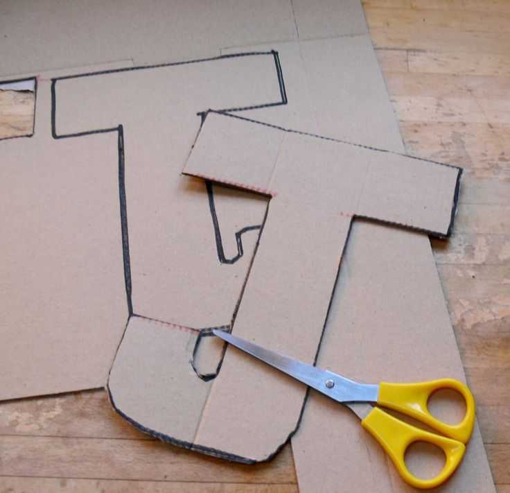 Как украсить буквы из картона своими руками: Объемные буквы из картона. МК | oblacco