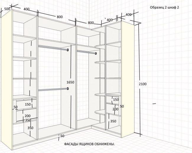 Чертежи шкафов: Шкаф купе чертежи с размерами своими руками