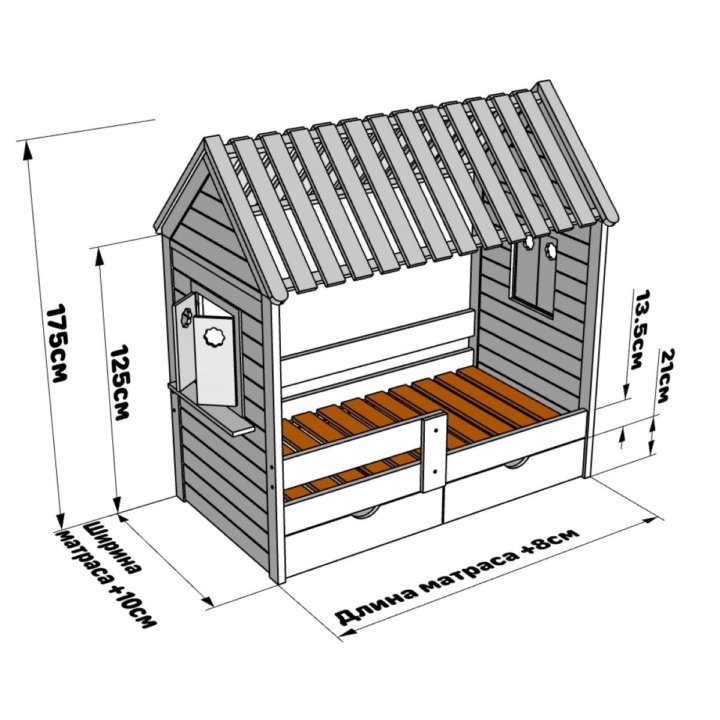 Детская кровать домик своими руками чертежи фото: Кровать домик своими руками чертежи