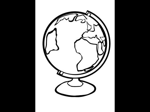 Рисуем поэтапно глобус: Как нарисовать глобус поэтапно? ♥ Рисунки карандашом поэтапно