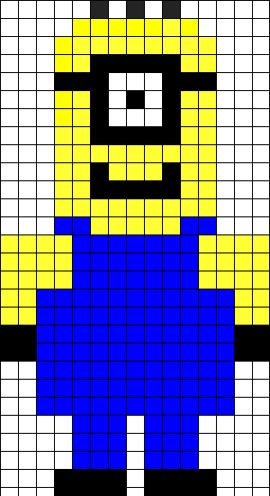 Рисовать миньона по клеточкам в тетради: Рисунки по клеточкам «Миньоны» ☆ 34 рисунка