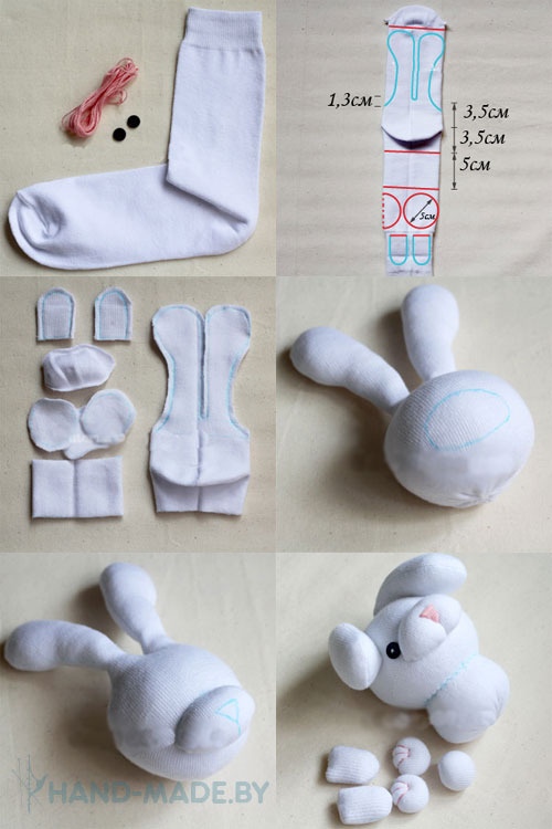 Как сшить зайца своими руками из носка: Как сделать зайца из носка, фото, идеи