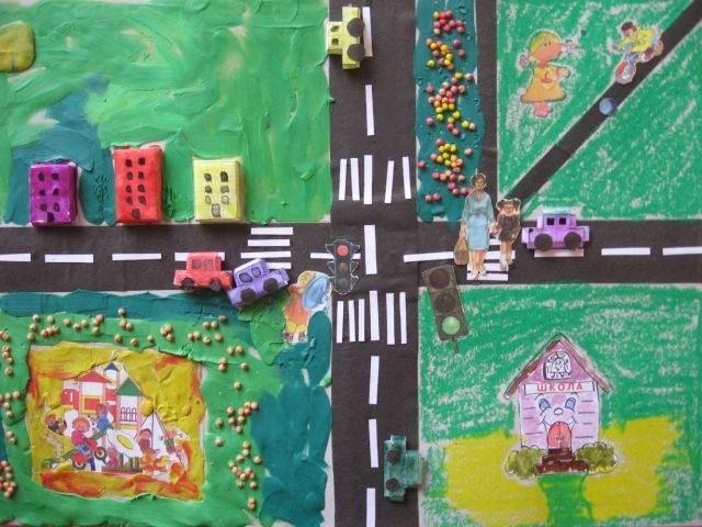 Поделка на тему дети и дорога: Поделки на тему дорожного движения (72 фото)