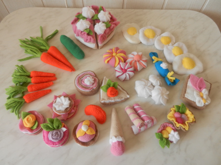 Игрушки продукты своими руками: Продукты питания для детского сада своими руками