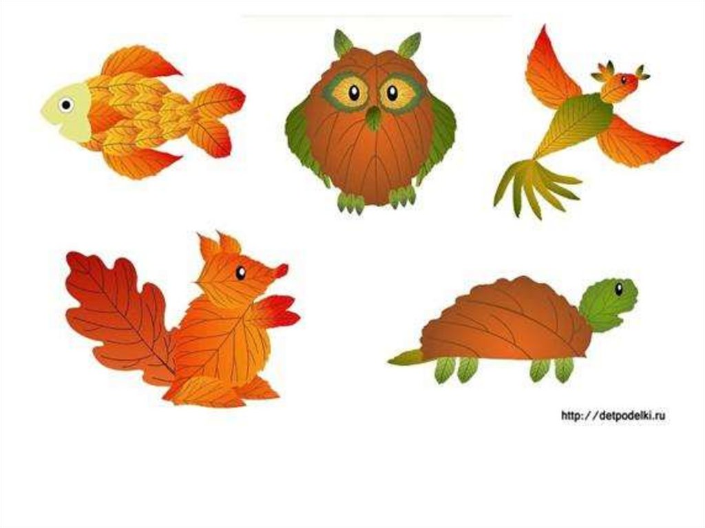 Простая аппликация из листьев: Поделки из листьев - 100 фото лучших идей подделок из сухих осенних листьев