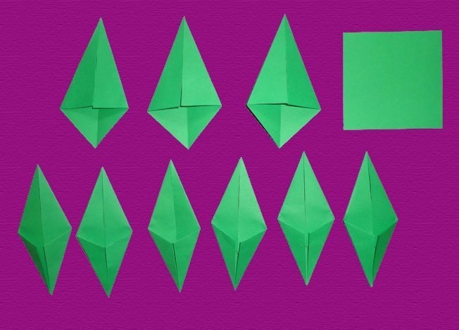 Осенние листочки оригами схема: Осенние листья из бумаги: делаем оригами вместе с детьми