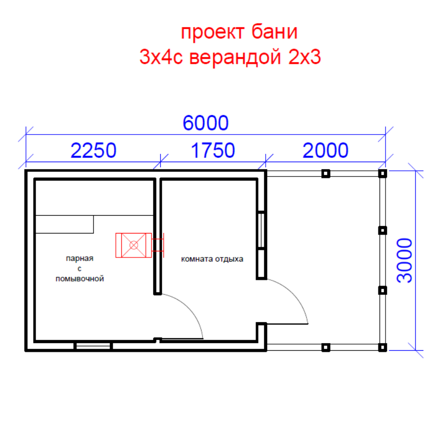 Баня 3х4 своими руками из бруса: Проекты бань из бруса 3х4