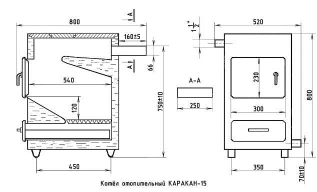 Самодельные котлы твердотопливные: схема котла на твердом топливе, размер самодельного котла отопления, конструкция, чертеж, как сварить котел длительного горения, как сделать