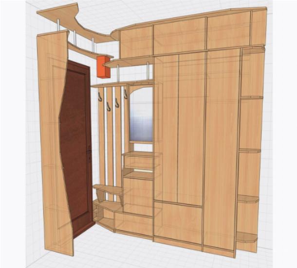 Шкаф купе в прихожую встроенный своими руками: Шкаф-купе в прихожую своими руками (36 фото): как сделать чертежи, изготовление
