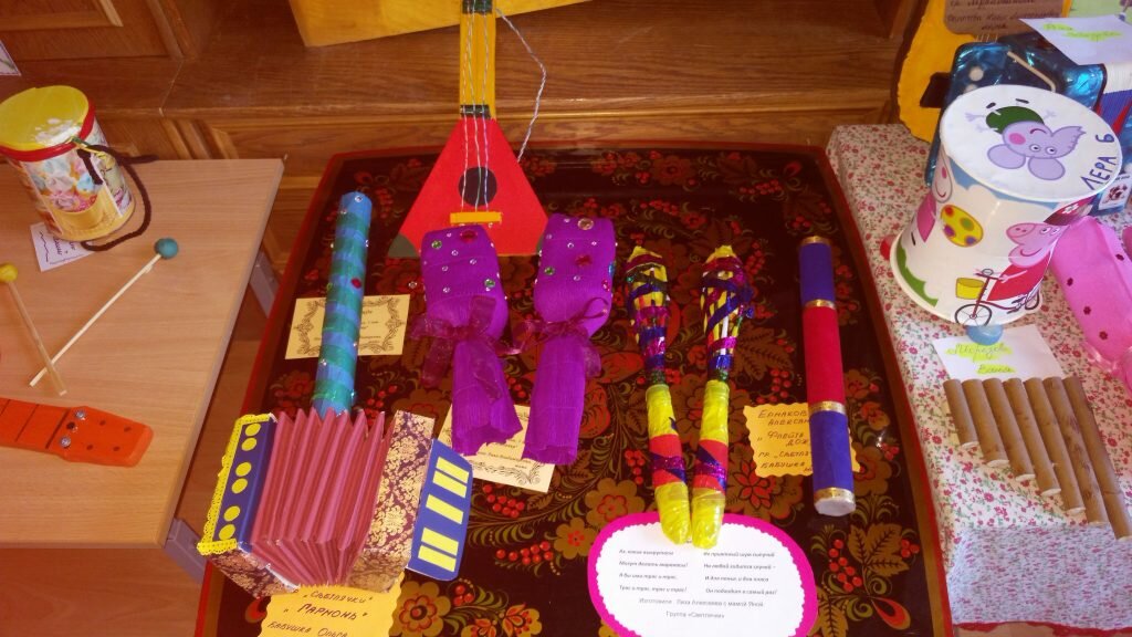 Музыкальные поделки для детского сада своими руками: Музыкальные инструменты своими руками для детского сада