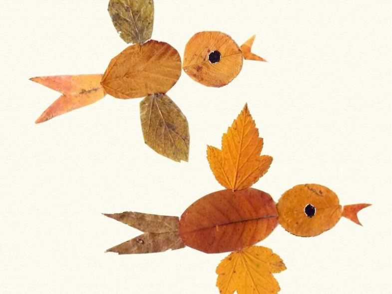 Машинка из листьев деревьев: Поделки из листьев - 100 фото лучших идей подделок из сухих осенних листьев