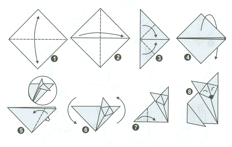 Складывание оригами из бумаги: Мокрое складывание оригами для начинающих: пошаговая инструкция с фото, какая бумага подходит