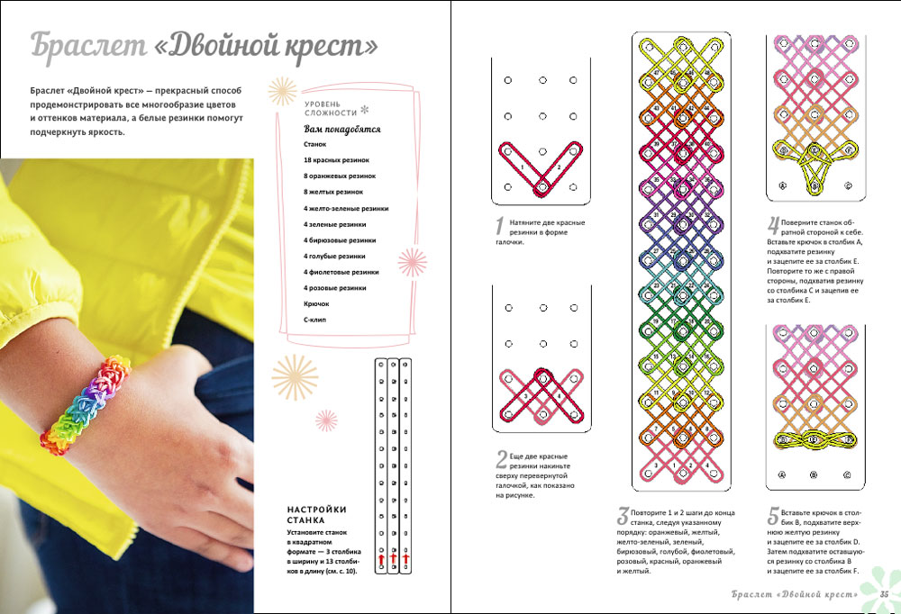 Плести из резиночек для новичков: Как плести браслеты из резинок: пошаговые инструкции для начинающих