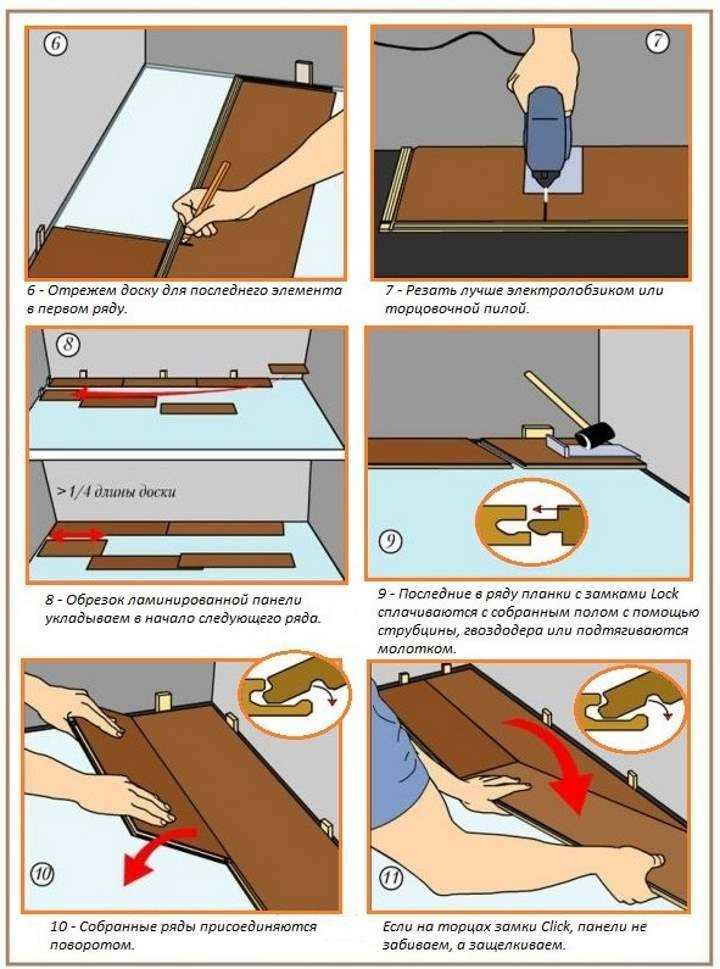 Как настилать ламинат: Укладка ламината своими руками: как избежать ошибок