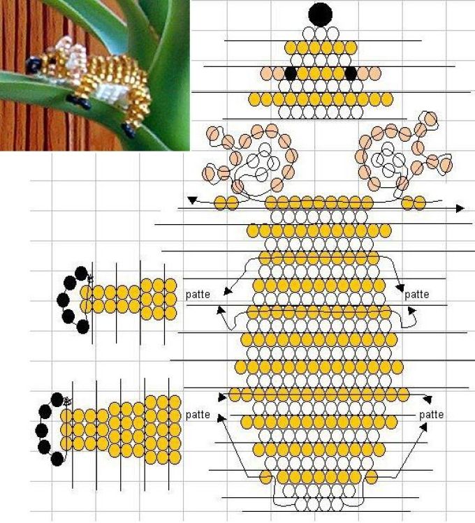 Как делать животных из бисера: Животные из бисера: схемы плетения и мастер-классы
