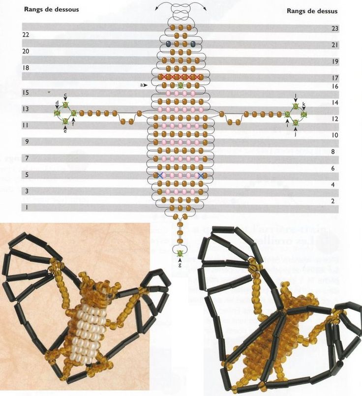 Плетение из бисера со схемами для начинающих: Схемы плетение из бисера для начинающих детей (видео)