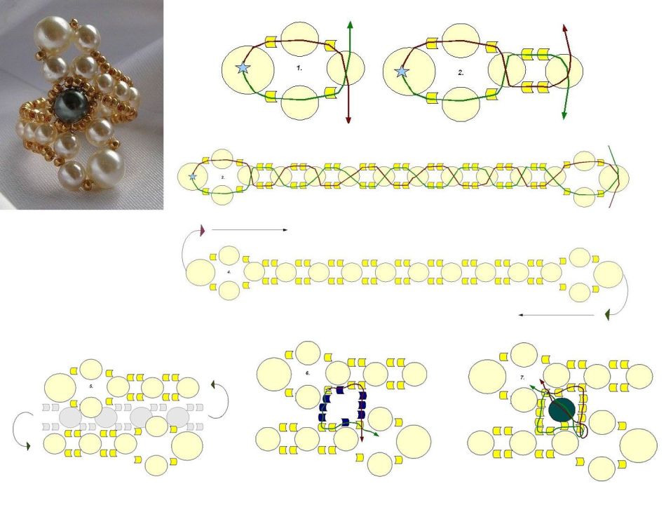 Плетение из бисера схемы для начинающих: Схемы плетение из бисера для начинающих детей (видео)