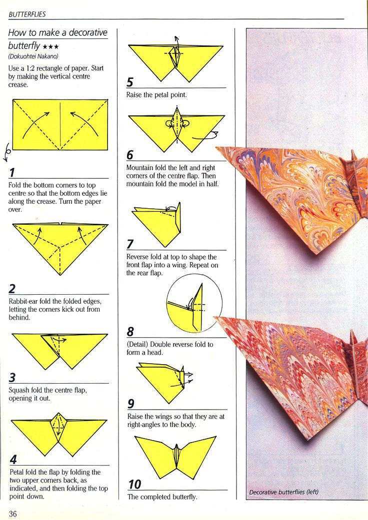 Оригами бабочка пошаговая инструкция: Оригами бабочка. Пошаговая инструкция, схема оригами бабочки с фото