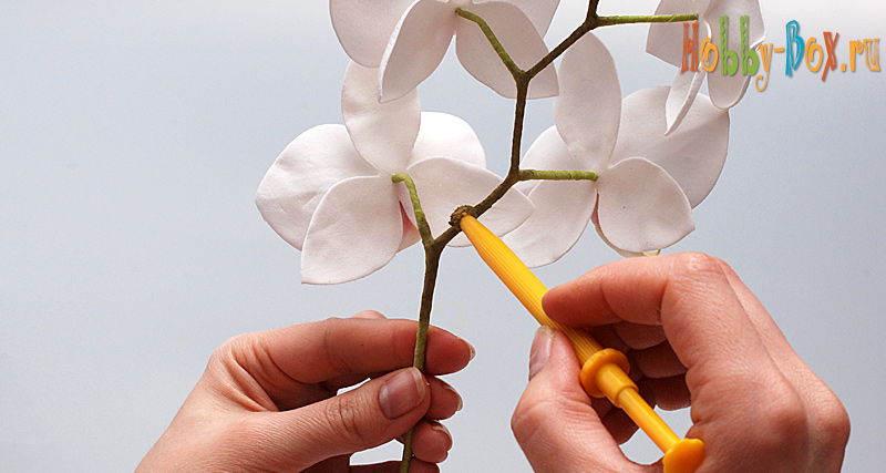 Орхидеи своими руками из бумаги: Хрупкие орхидеи из бумаги своими руками