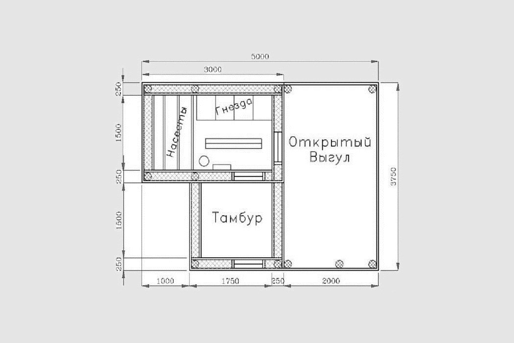 Курятник своими руками на 20 кур зимний подешевле: Зимний курятник на 20 кур своими руками: размеры, чертежи, строительство