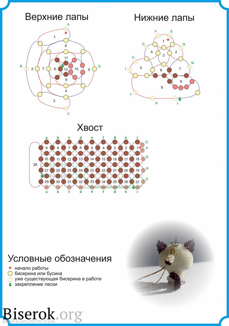 Мышки из бисера схема плетения: Мышка из бисера и лески (параллельное плетение, мастер-класс) | Море хобби