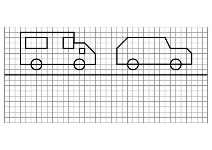 Как нарисовать машину в клетку: Рисунки по клеточкам машины Лада