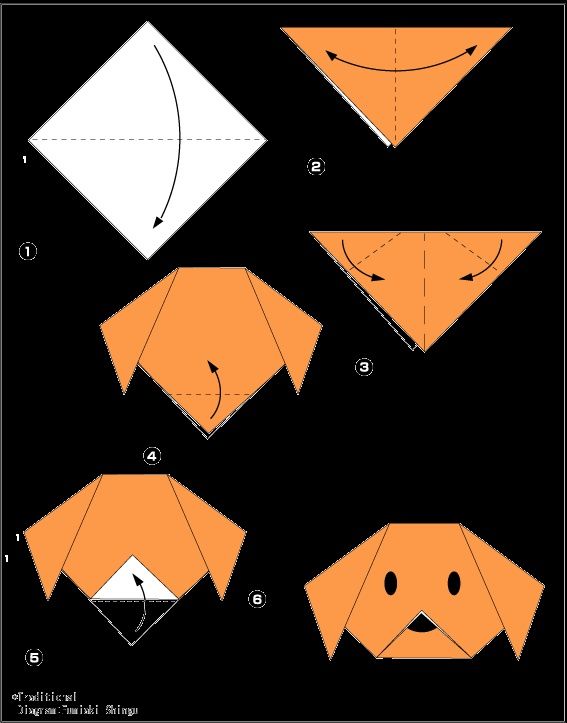 Оригами просто: Схемы простых оригами для вас и вашего ребенка (20 картинок) » Триникси