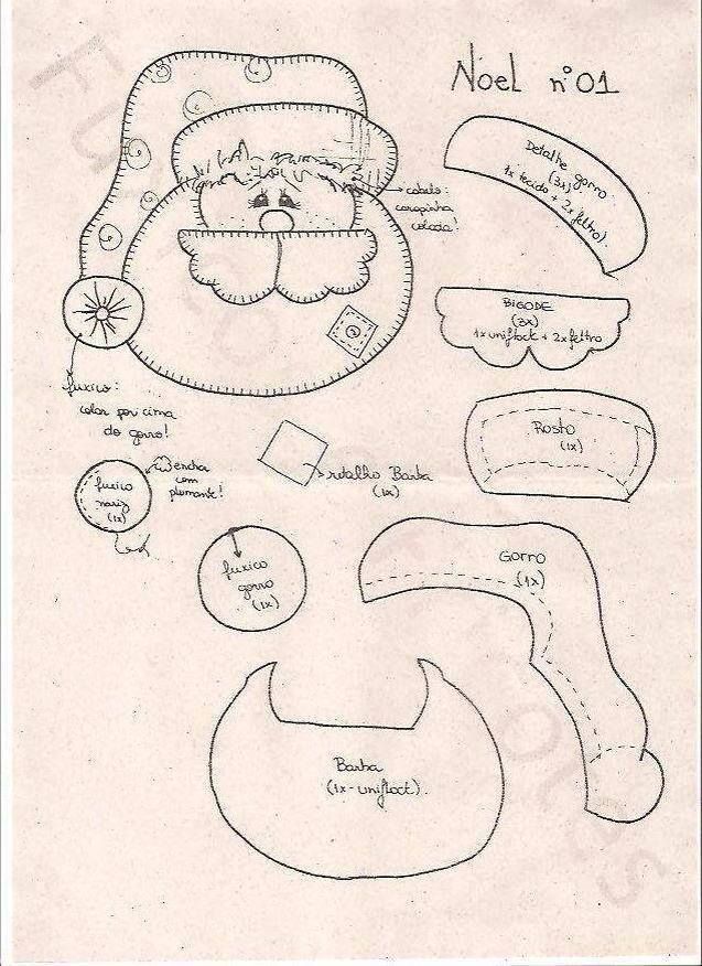 Дед мороз своими руками из фетра выкройки: Дед Мороз из фетра: 4 выкройки деда мороза из фетра своими руками.