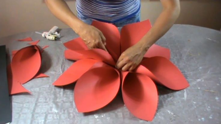 Цветы большие из бумаги видео: Цветы из бумаги. Большие цветы.DIY Giant Paper Flower